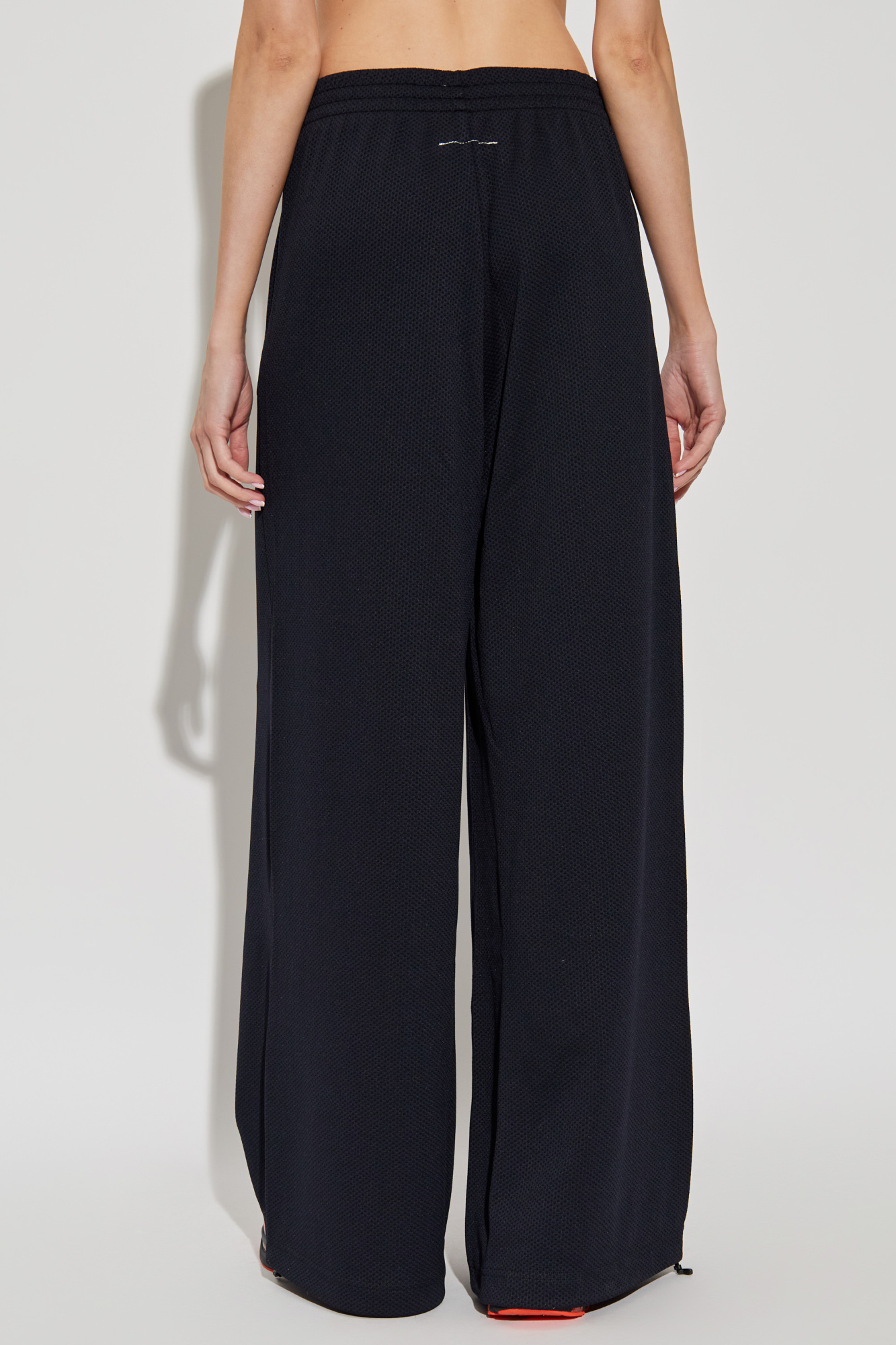 パンツ Maison Margiela 16ss Straight Trousers MAISON MARGIELA Pleated mohair and wool-blend straight-leg pants